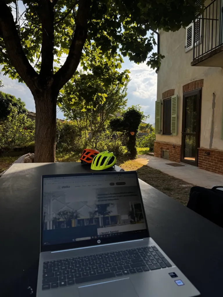 Remote work from Montemagno